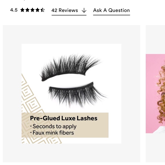 Eylure pre glued wispy light and luxe faux mink false eyelashes (LOT OF 5 PAIRS) - Picture 14 of 15